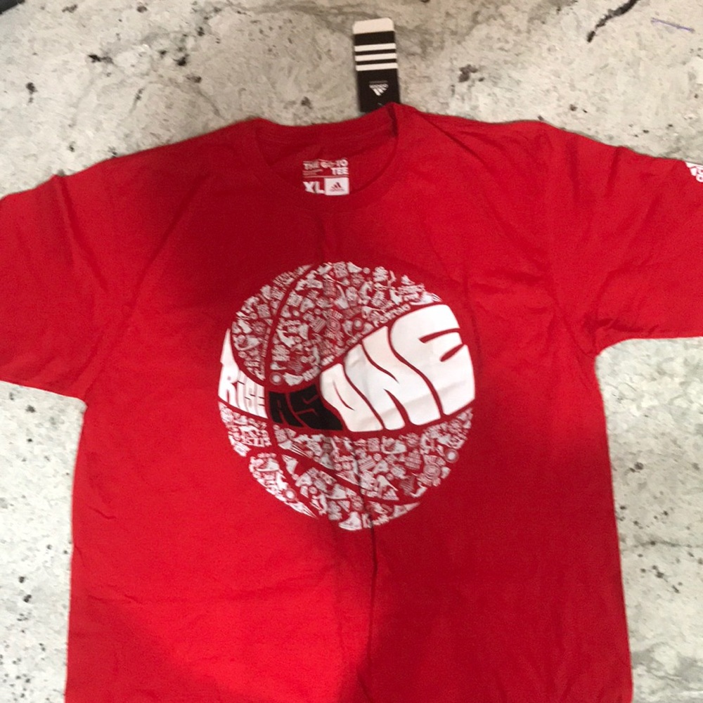 Adidas Men’s The Go To Tee T-shirt Red Size XL